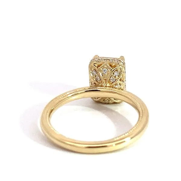 Lady's Solitaire Setting Only 14 Karat Yellow Gold ER16238E8Y44JJ.CSCZ - Brax jewelers Image 3 Brax Jewelers Newport Beach, CA