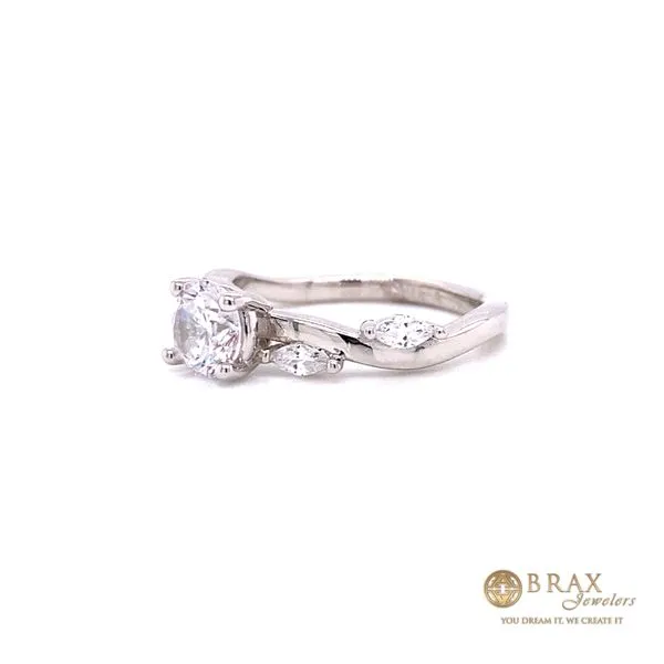 Engagement Ring Setting Only Image 3 Brax Jewelers Newport Beach, CA