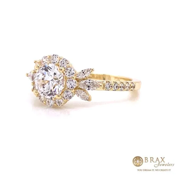 Engagement Ring Setting Only Image 2 Brax Jewelers Newport Beach, CA