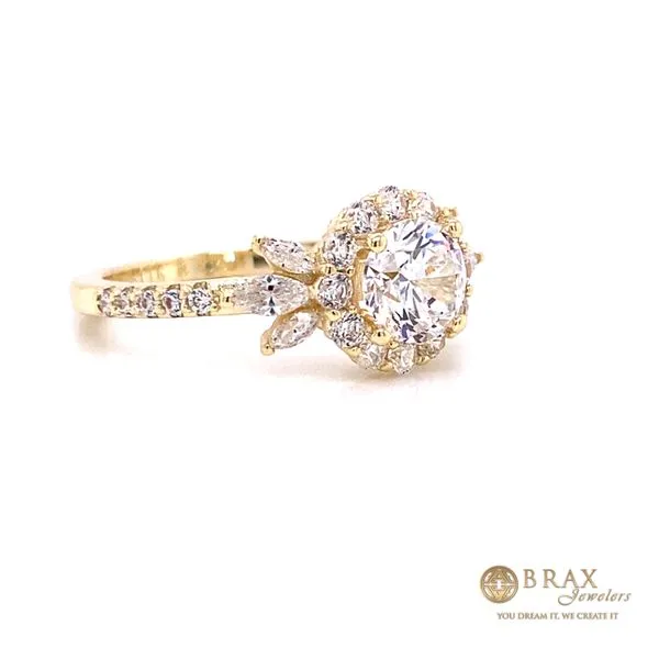 Engagement Ring Setting Only Image 3 Brax Jewelers Newport Beach, CA