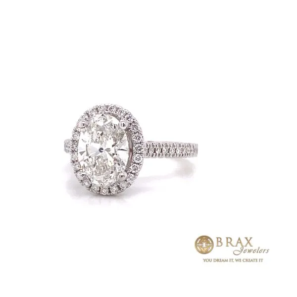 Pear shape Hidden Halo  Diamond Engagement Ring, 1.51ct Pear Cut G VS1 IGI Certified - Brax Jewelers Image 2 Brax Jewelers Newport Beach, CA