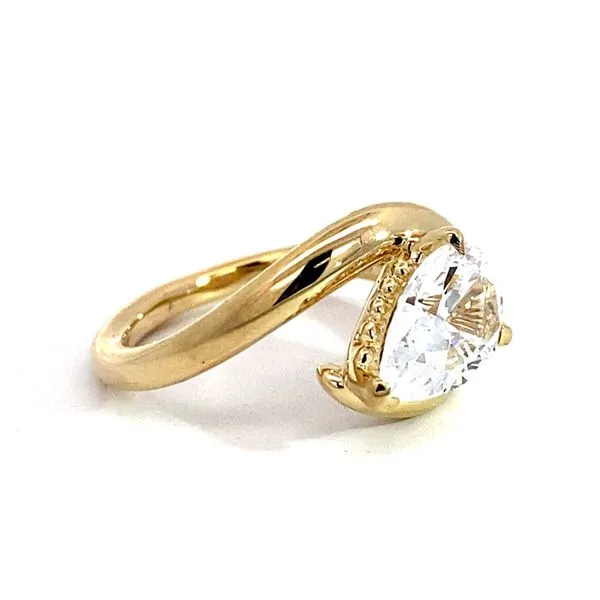 Lady's 14 Karat Yellow Gold Setting Only In Ring Size 6.5 Image 3 Brax Jewelers Newport Beach, CA