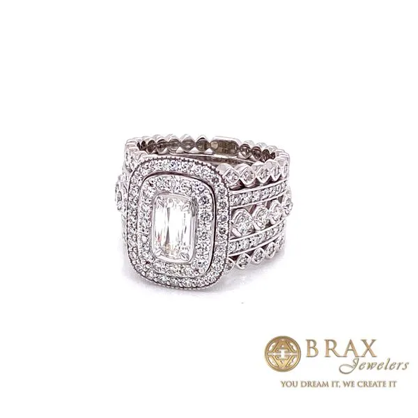 Engagement rings with center stone Image 2 Brax Jewelers Newport Beach, CA