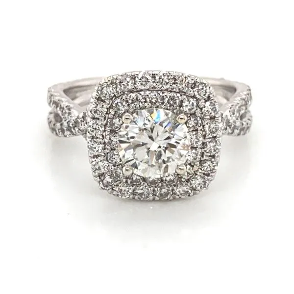 1.20 Natural Diamond Engagement Rings 14 Karat White Gold SC22003231V4 - Brax jewelers Brax Jewelers Newport Beach, CA