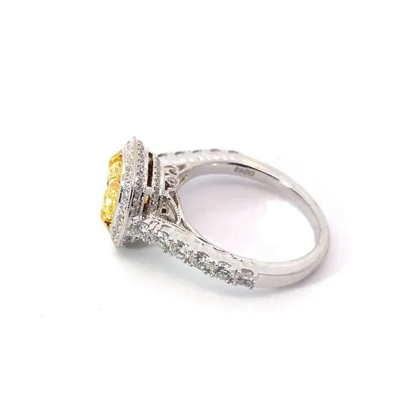 Engagement Ring with Natural Center Stone Image 3 Brax Jewelers Newport Beach, CA