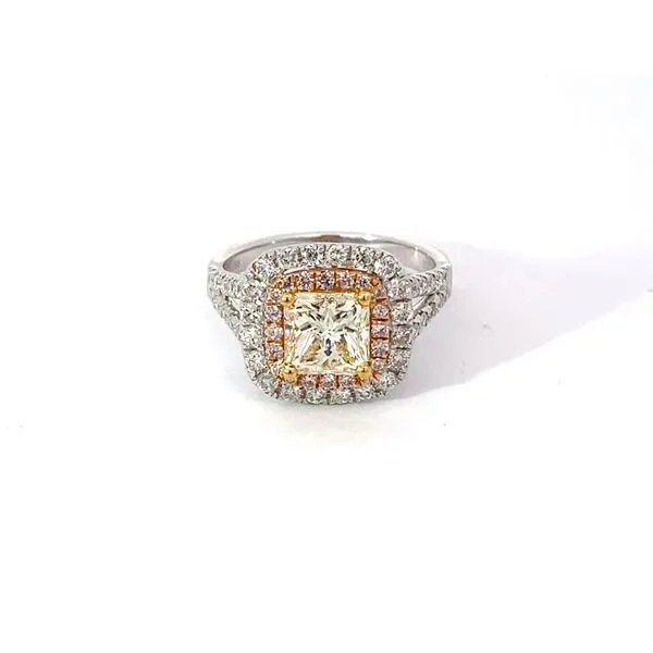 Engagement Ring with Natural Center Stone Brax Jewelers Newport Beach, CA