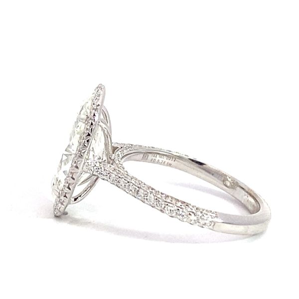 Engagement Ring with Natural Center Stone Image 3 Brax Jewelers Newport Beach, CA