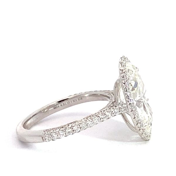 Engagement Ring with Natural Center Stone Image 5 Brax Jewelers Newport Beach, CA