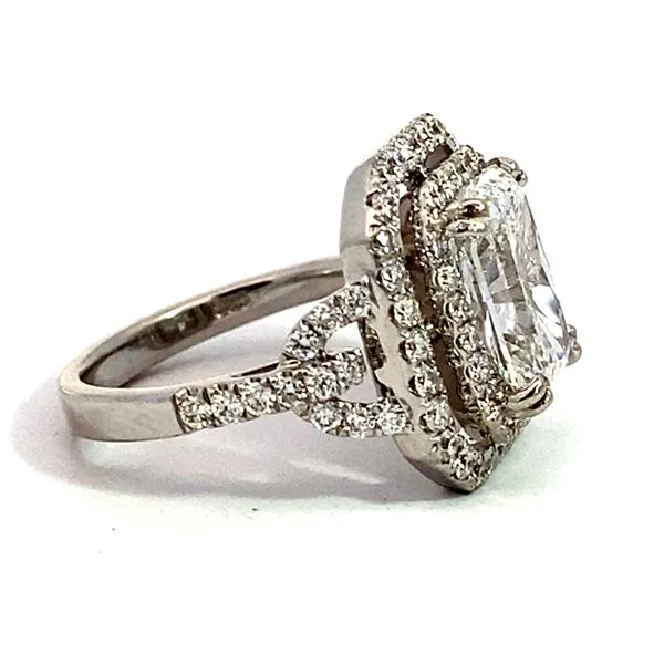 3.52 Lab Diamond Engagement Rings 14 Karat White Gold Brax-Join-185-00996-100-01114 - Brax jewelers Image 4 Brax Jewelers Newport Beach, CA