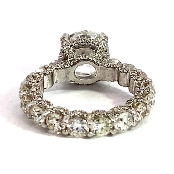 Lady's 4.10Ct Lab Diamond Engagement Ring 14 Karat White Gold Brax- 185-00962-100-01052 Image 2 Brax Jewelers Newport Beach, CA