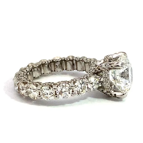 Lady's 4.10Ct Lab Diamond Engagement Ring 14 Karat White Gold Brax- 185-00962-100-01052 Image 3 Brax Jewelers Newport Beach, CA
