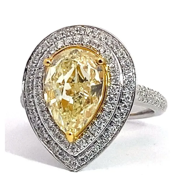 Engagement Ring with Natural Center Stone Image 4 Brax Jewelers Newport Beach, CA