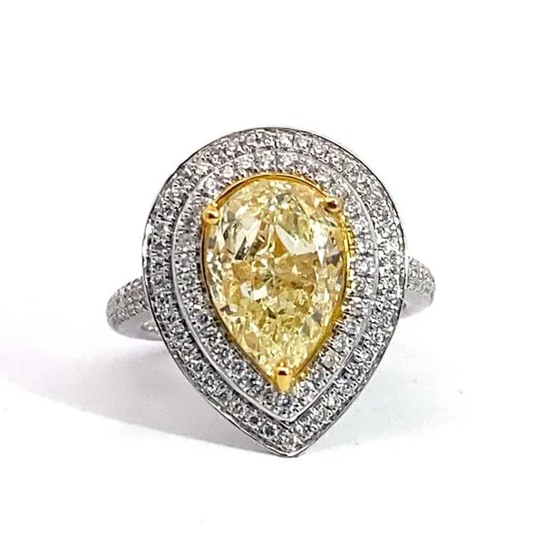 Engagement Ring with Natural Center Stone Brax Jewelers Newport Beach, CA