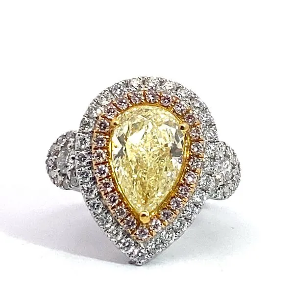 Engagement Ring with Natural Center Stone Brax Jewelers Newport Beach, CA