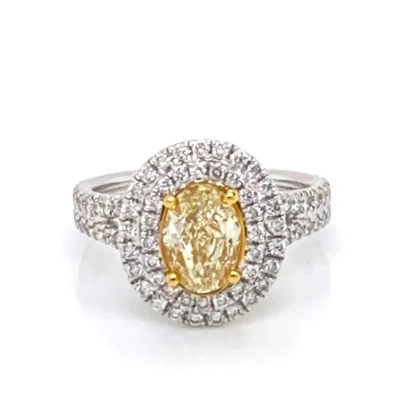 Engagement Ring with Natural Center Stone Brax Jewelers Newport Beach, CA