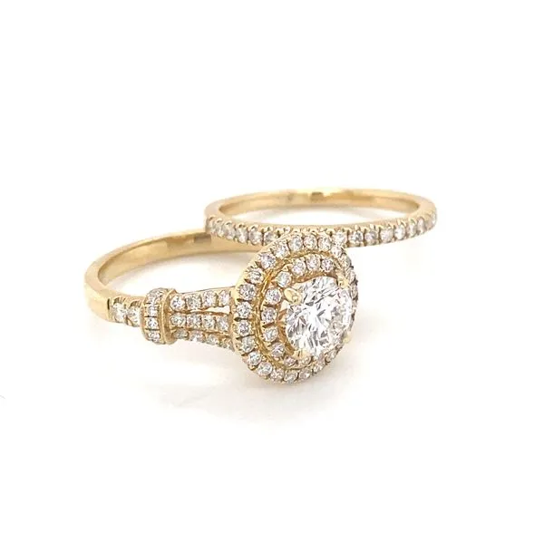 0.85 Natural Diamond Engagement Rings 14 Karat Yellow Gold r86126 - Brax jewelers Image 2 Brax Jewelers Newport Beach, CA