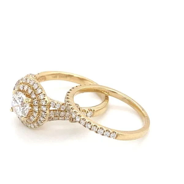0.85 Natural Diamond Engagement Rings 14 Karat Yellow Gold r86126 - Brax jewelers Image 3 Brax Jewelers Newport Beach, CA