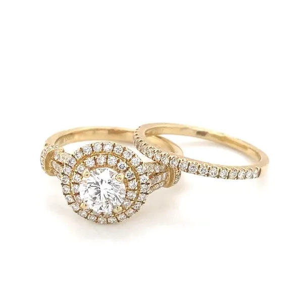 0.85 Natural Diamond Engagement Rings 14 Karat Yellow Gold r86126 - Brax jewelers Brax Jewelers Newport Beach, CA