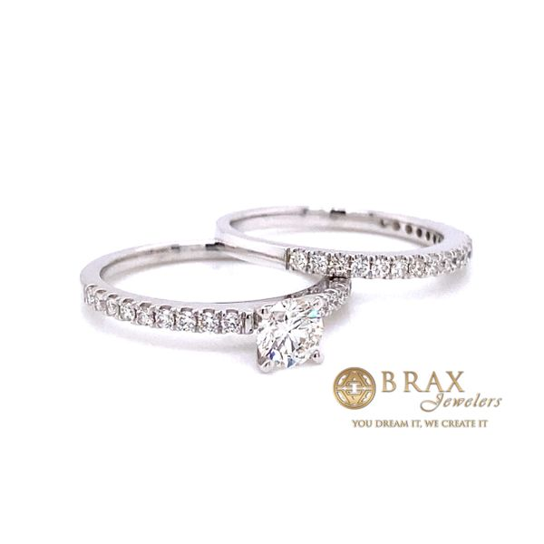 Engagement rings with Lab Grown center stone Image 2 Brax Jewelers Newport Beach, CA