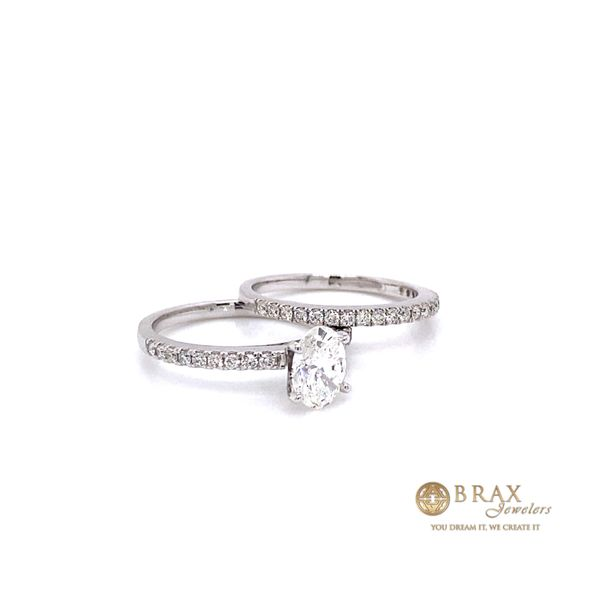 Engagement rings with Lab Grown center stone Image 2 Brax Jewelers Newport Beach, CA