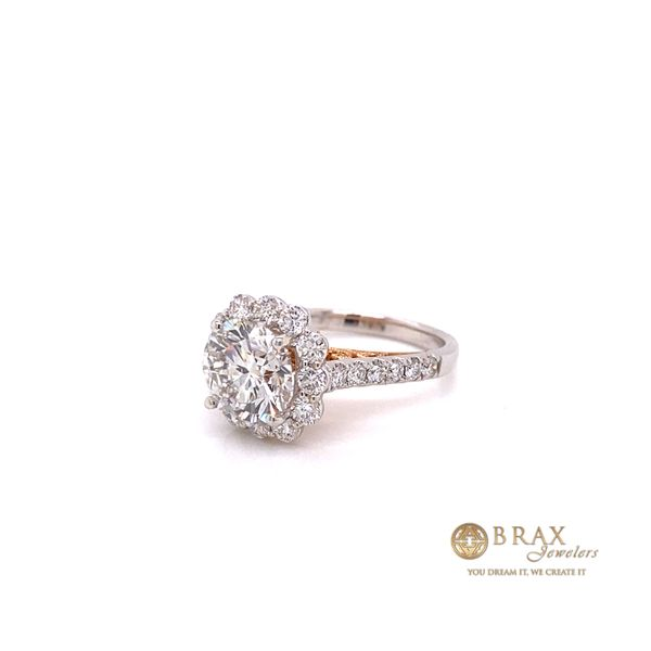 Engagement rings with Lab Grown center stone Image 2 Brax Jewelers Newport Beach, CA