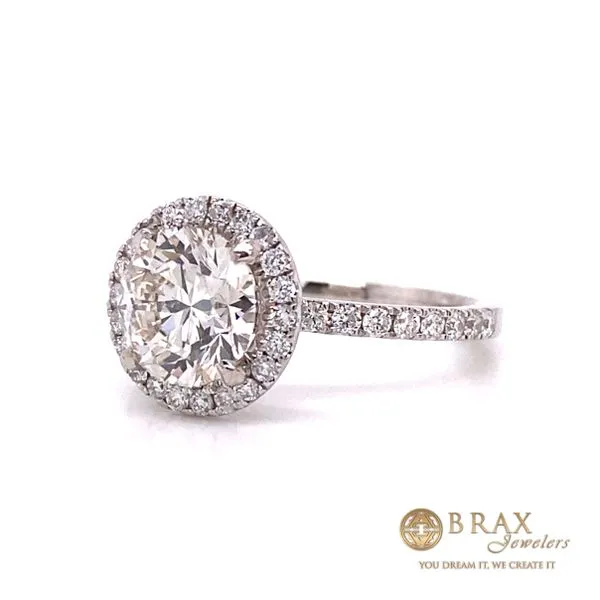 Engagement rings with Lab Grown center stone Image 2 Brax Jewelers Newport Beach, CA