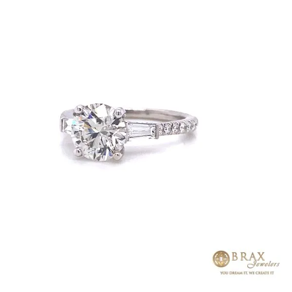 Engagement rings with Lab Grown center stone Image 2 Brax Jewelers Newport Beach, CA