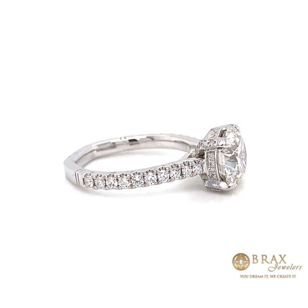 Engagement rings with Lab Grown center stone Image 2 Brax Jewelers Newport Beach, CA