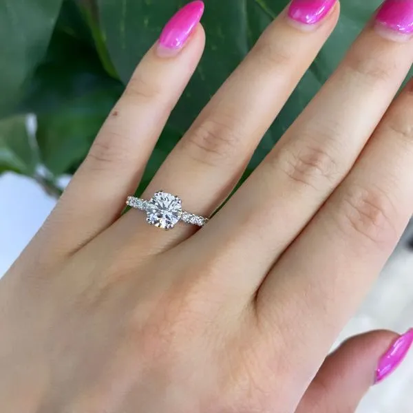 Engagement rings with Lab Grown center stone Image 5 Brax Jewelers Newport Beach, CA