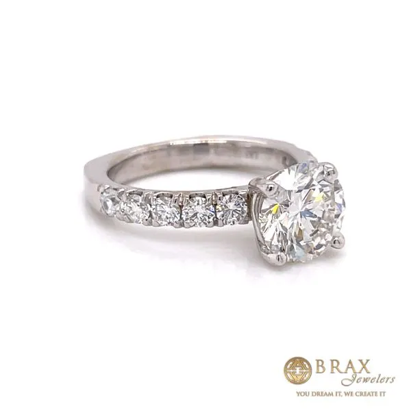 Engagement rings with Lab Grown center stone Image 2 Brax Jewelers Newport Beach, CA