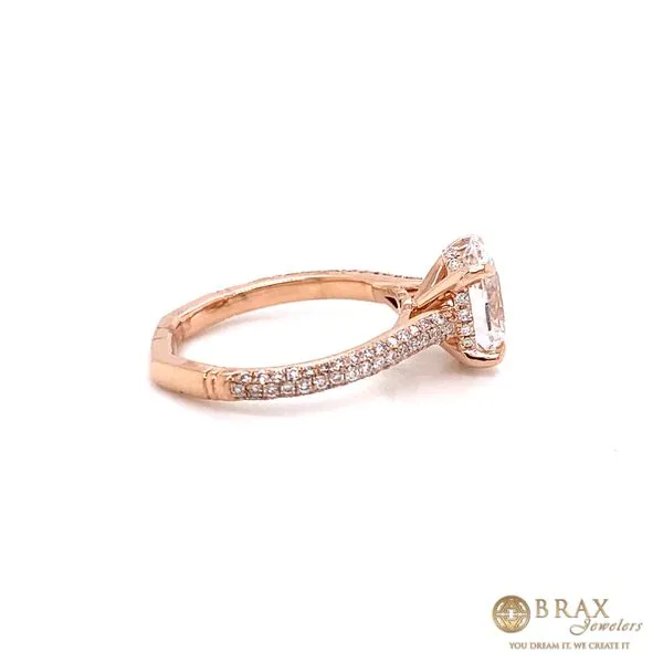 Engagement rings with Lab Grown center stone Image 2 Brax Jewelers Newport Beach, CA