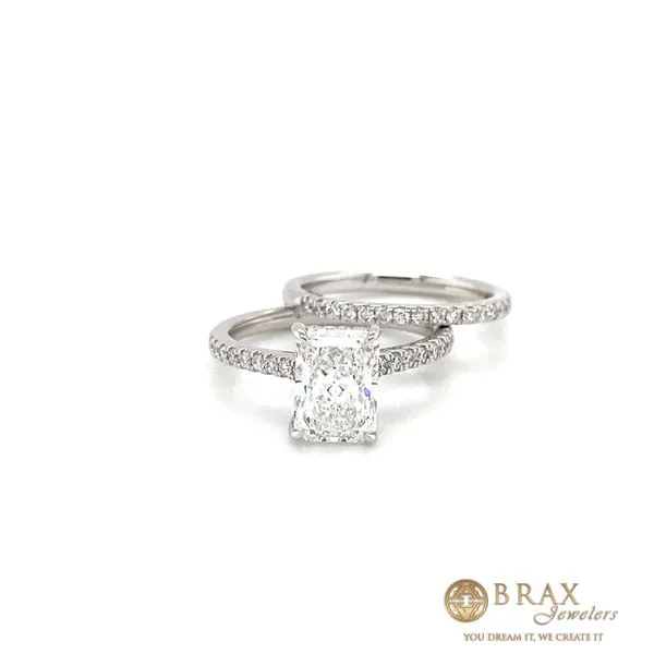 Engagement Ring with Lab Grown Center Stone Brax Jewelers Newport Beach, CA