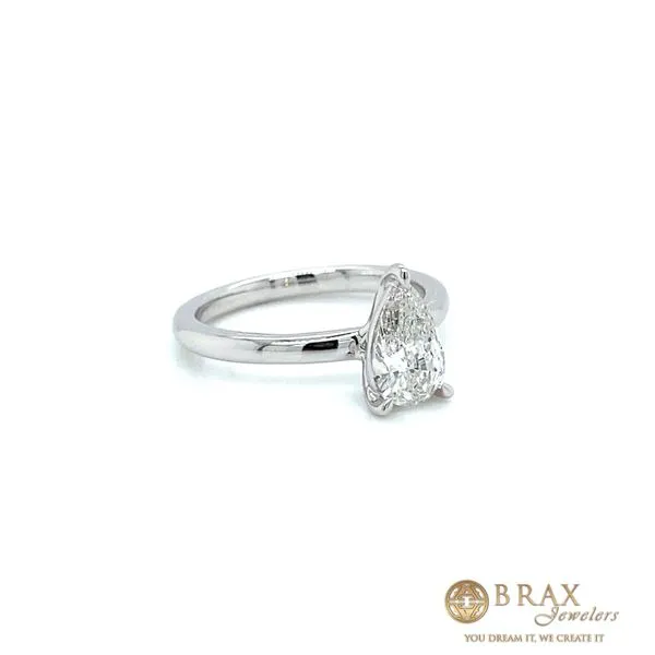 Engagement Ring with Lab Grown Center Stone Image 2 Brax Jewelers Newport Beach, CA