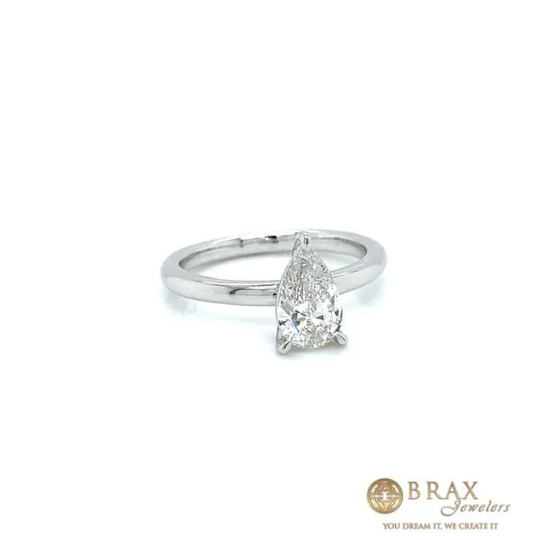 Engagement Ring with Lab Grown Center Stone Image 3 Brax Jewelers Newport Beach, CA