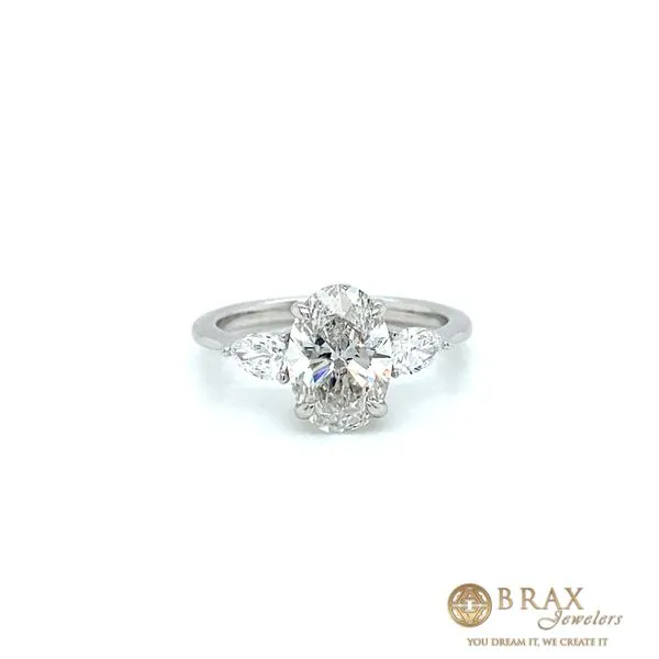 Engagement Ring with Lab Grown Center Stone Brax Jewelers Newport Beach, CA
