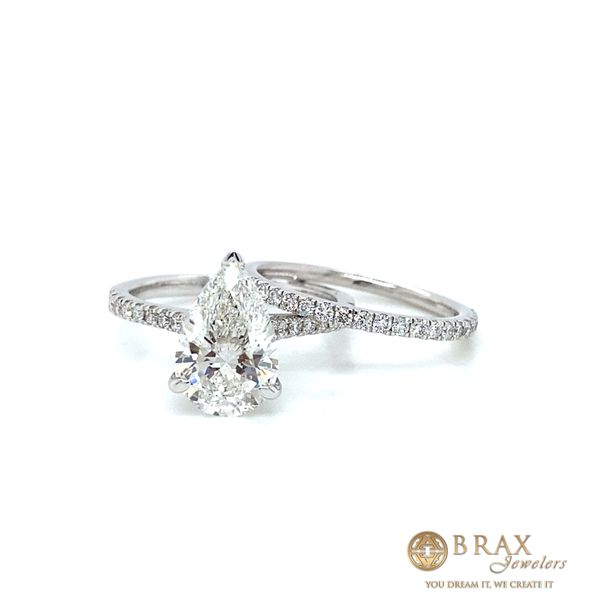 Engagement Ring with Lab Grown Center Stone Brax Jewelers Newport Beach, CA