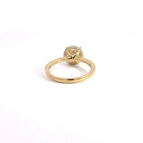 Round Diamond Hidden Halo Engagement Ring with 2.09ct F VS1 Center and 0.33ctw Round Diamonds in 14K Yellow Gold - Brax Jewelers Image 3 Brax Jewelers Newport Beach, CA