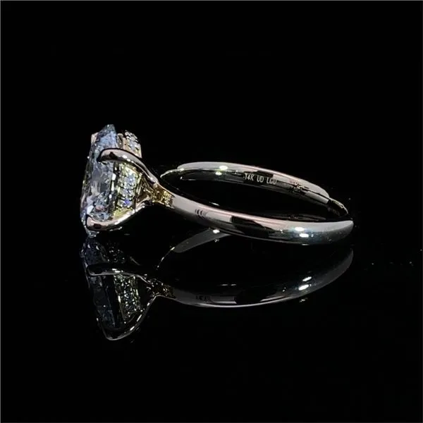 2.51Ct Oval Lab Diamond Engagement Ring Image 2 Brax Jewelers Newport Beach, CA