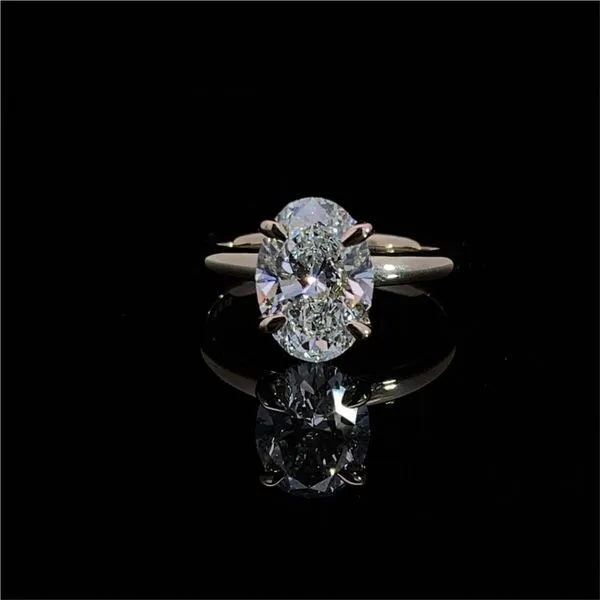 2.51Ct Oval Lab Diamond Engagement Ring Brax Jewelers Newport Beach, CA