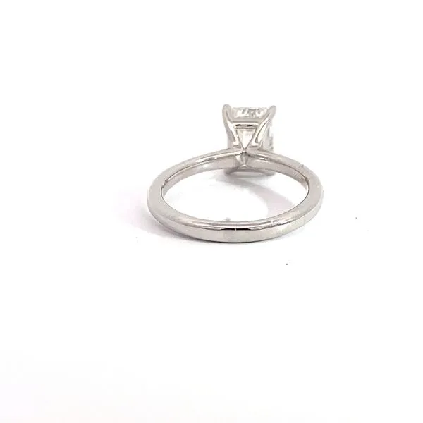 Emerald Diamond Solitaire Engagement Ring with 2.05ct G VS2 in 14K White Gold - Brax Jewelers Image 4 Brax Jewelers Newport Beach, CA