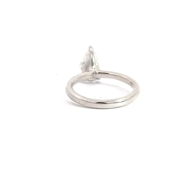 Pear Diamond Solitaire Engagement Ring with 2.09ct F VS1 in 14K White Gold - Brax Jewelers Image 4 Brax Jewelers Newport Beach, CA