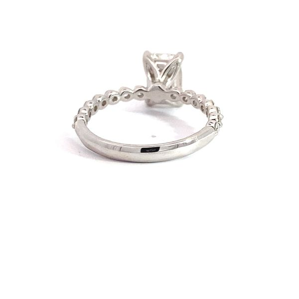 Lady's 14K White Gold Lab-Grown Diamond Engagement Ring, 1.51ct Radiant Cut G VS1 - Brax Jewelers Image 4 Brax Jewelers Newport Beach, CA