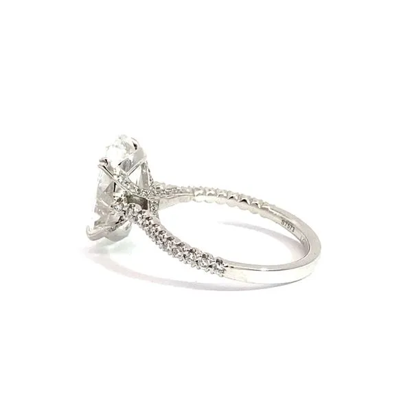 Christopher Design 4.00 Classic Engagement Rings With Center Stone 14 Karat White Gold  - Brax jewelers Image 3 Brax Jewelers Newport Beach, CA