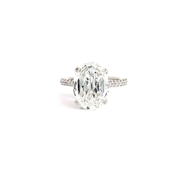 Christopher Design 4.00 Classic Engagement Rings With Center Stone 14 Karat White Gold  - Brax jewelers Brax Jewelers Newport Beach, CA