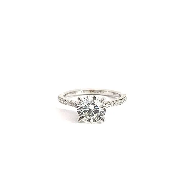 Christopher Design 1.81 Classic  Engagement Rings With Center Stone 14 Karat White Gold - Brax jewelers Brax Jewelers Newport Beach, CA