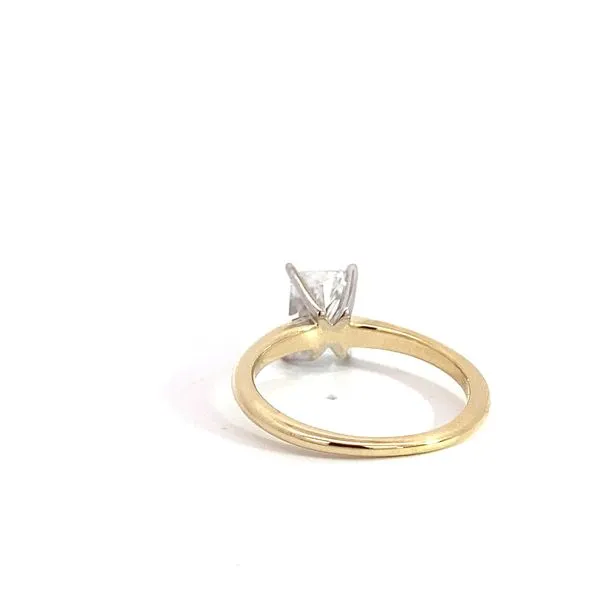 1.53Ct Radiant Cut Solitaire Engagement Ring Set In 14 Karat Two-Tone Gold  - Brax jewelers Image 4 Brax Jewelers Newport Beach, CA
