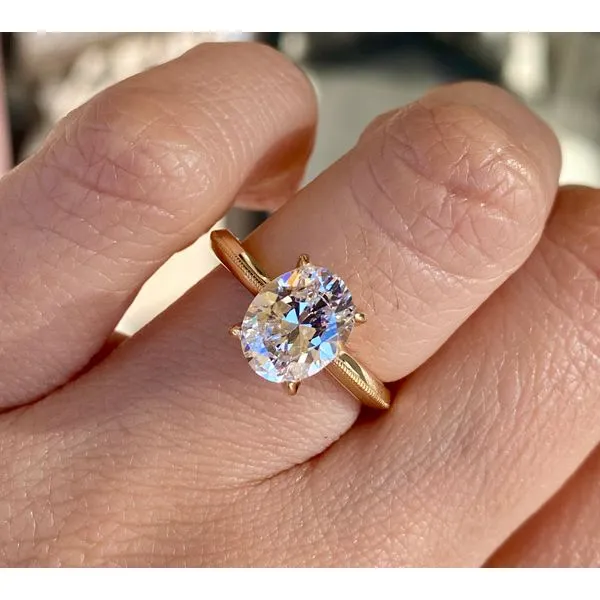2.30 Lab Grown Engagement Rings With Center Stone 14 Karat Yellow Gold Brax-Join - Brax jewelers Image 4 Brax Jewelers Newport Beach, CA