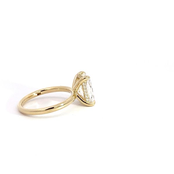 Engagement Ring with Lab Grown Center Stone Image 4 Brax Jewelers Newport Beach, CA