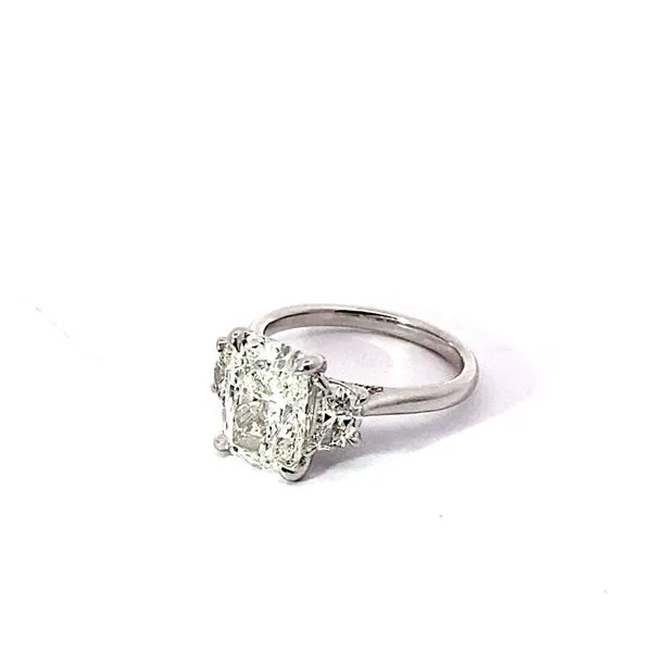 Engagement Ring with Lab Grown Center Stone Image 4 Brax Jewelers Newport Beach, CA