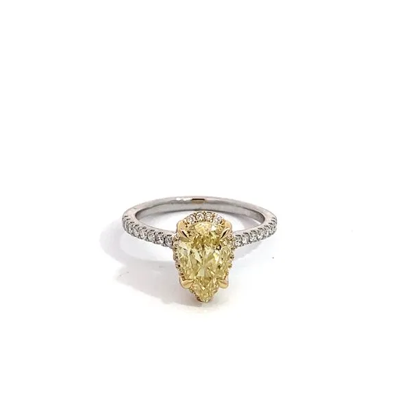 Engagement Ring with Lab Grown Center Stone Brax Jewelers Newport Beach, CA